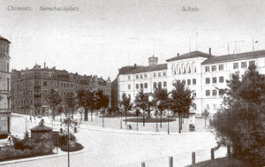 III. Bezirksschule von 1874 am Bernsbachplatz 