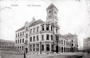 Die Feuerwache Schadestraße um 1907