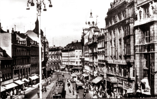 Blick ber den Johannisplatz in Richtung Knigstrae