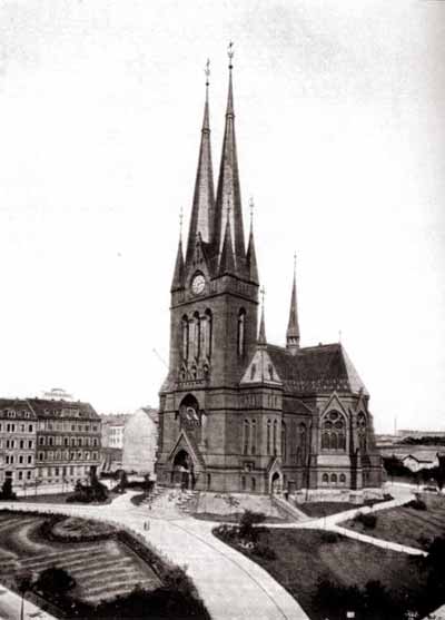 Die St. Markuskirche um 1900