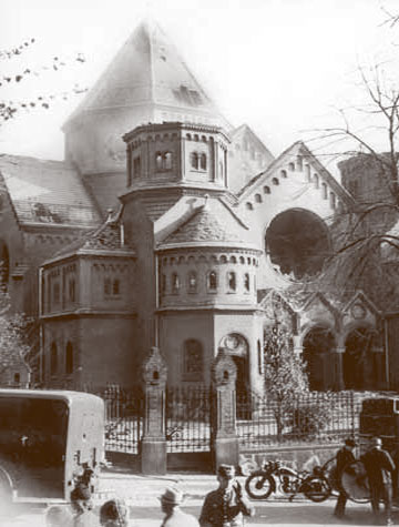 Die Synagoge 1938 kurz vor Beginn der Abbrucharbeiten