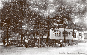 Waldschänke im Zeisigwald um 1915